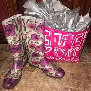 Coach poppy rainboots